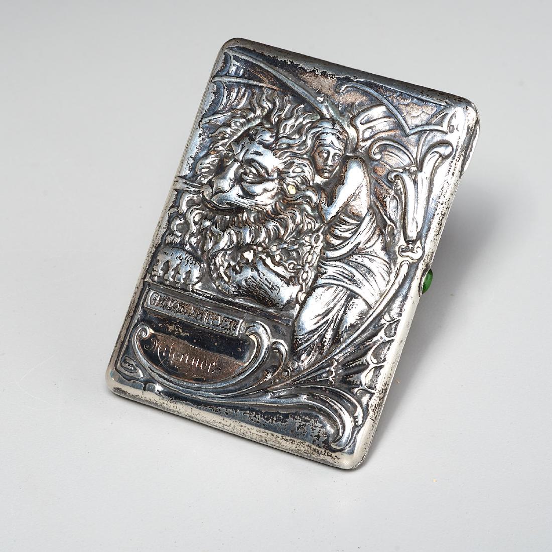 Russian Art Nouveau cigarette case (1 of 8)