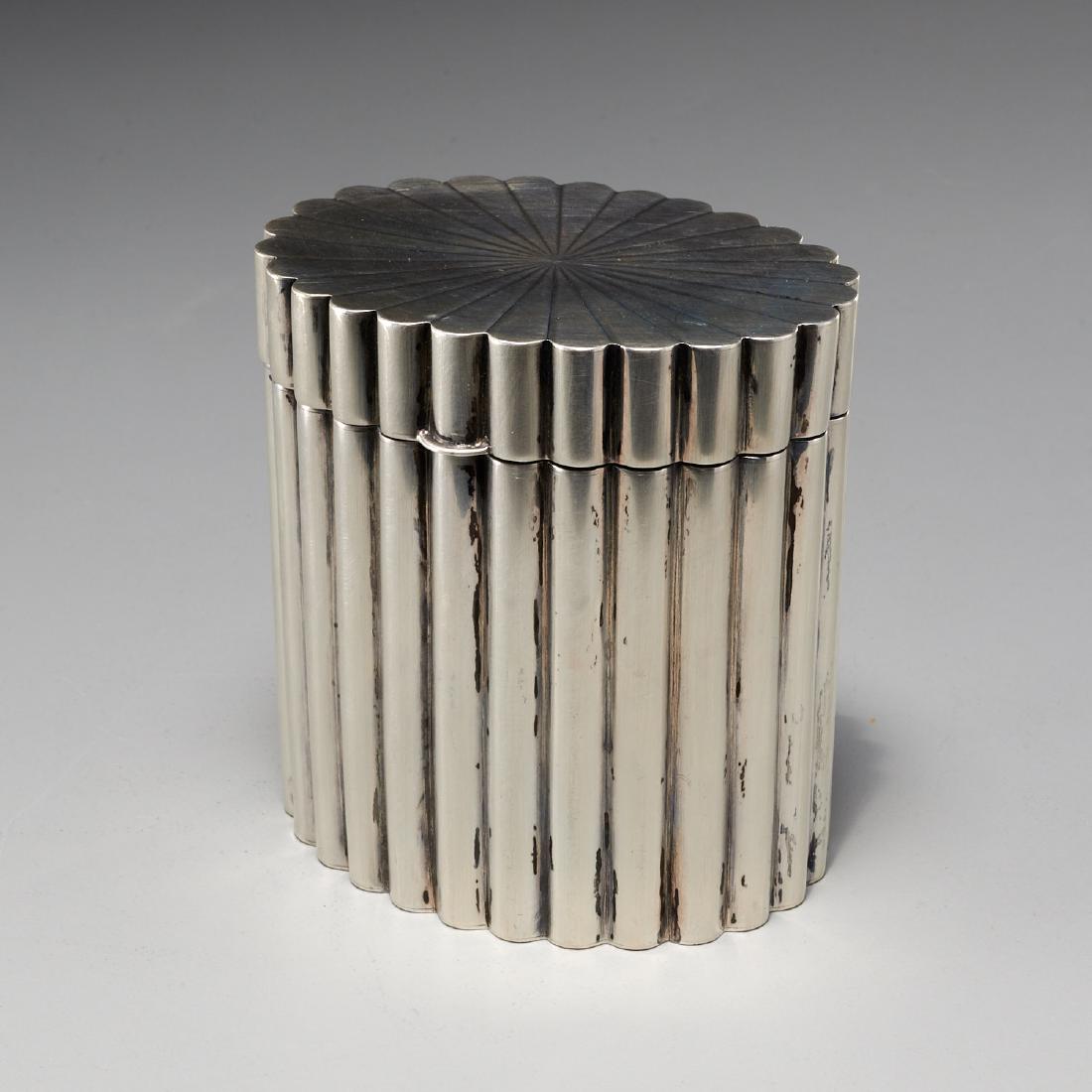 Tiffany & Co. Art Deco silver lidded box (1 of 7)