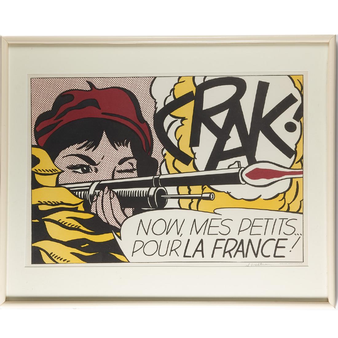 Roy Lichtenstein, signed lithograph (1 of 7)