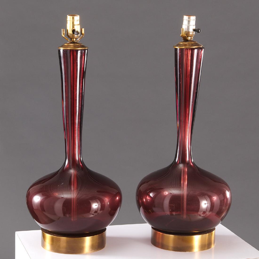 Pair Venini (attrib.) table lamps (1 of 6)