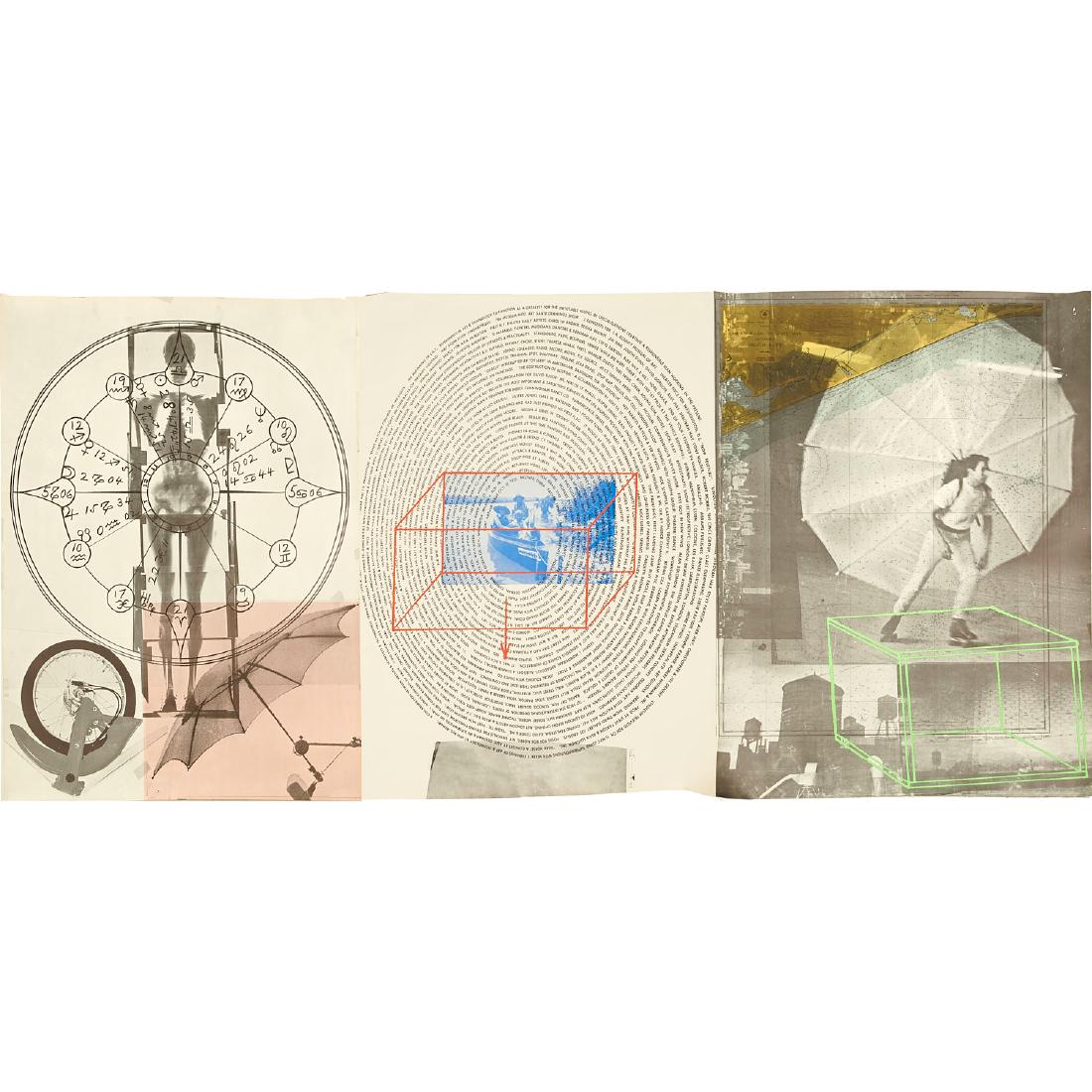Robert Rauschenberg, triptych print (1 of 10)