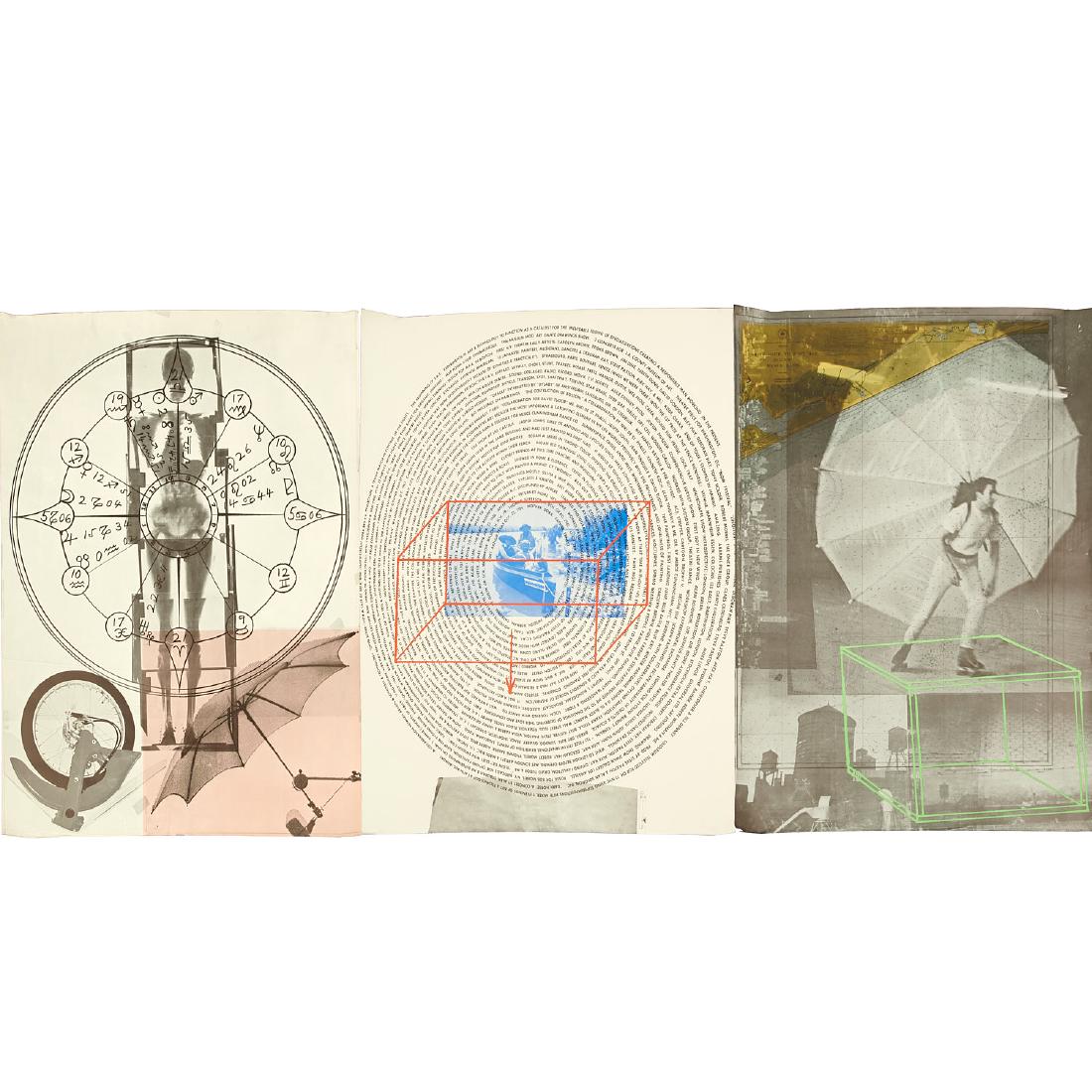Robert Rauschenberg, triptych print (1 of 10)
