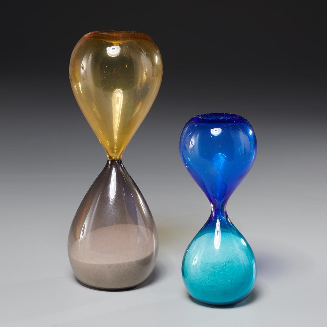 (2) Venini Clessidra hourglasses (1 of 5)