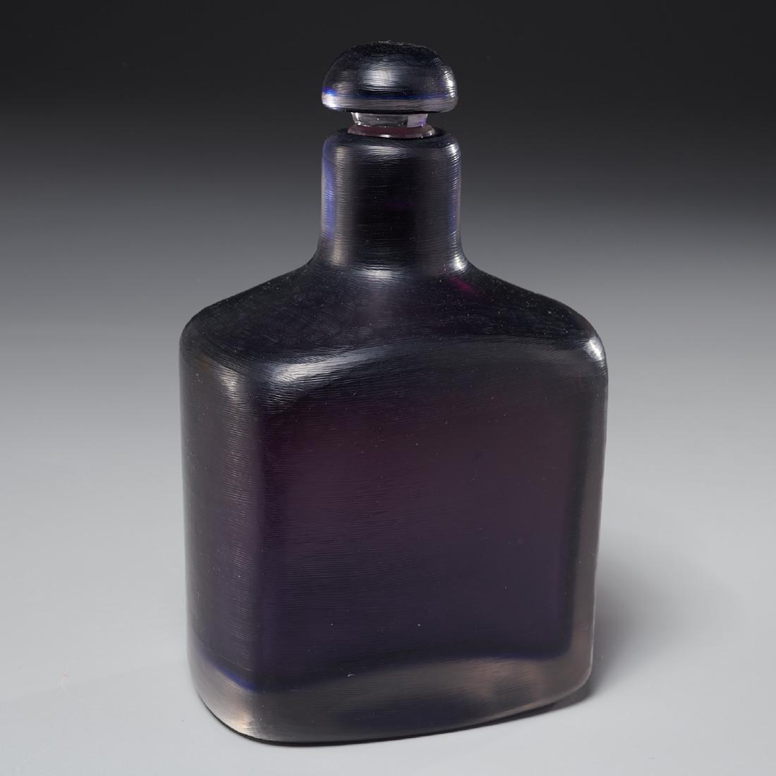Paolo Venini Inciso bottle and stopper (1 of 7)