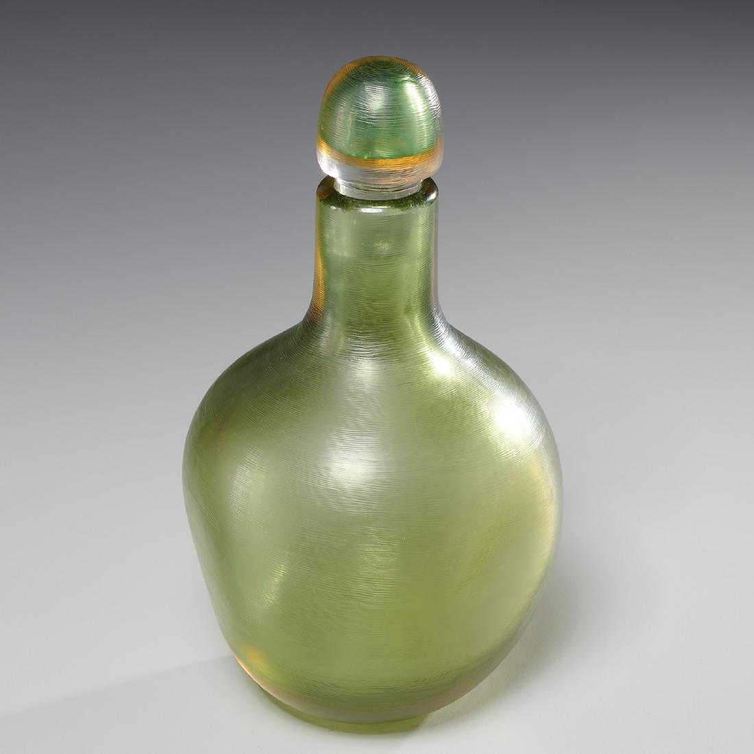 Paolo Venini inciso bottle and stopper (1 of 5)