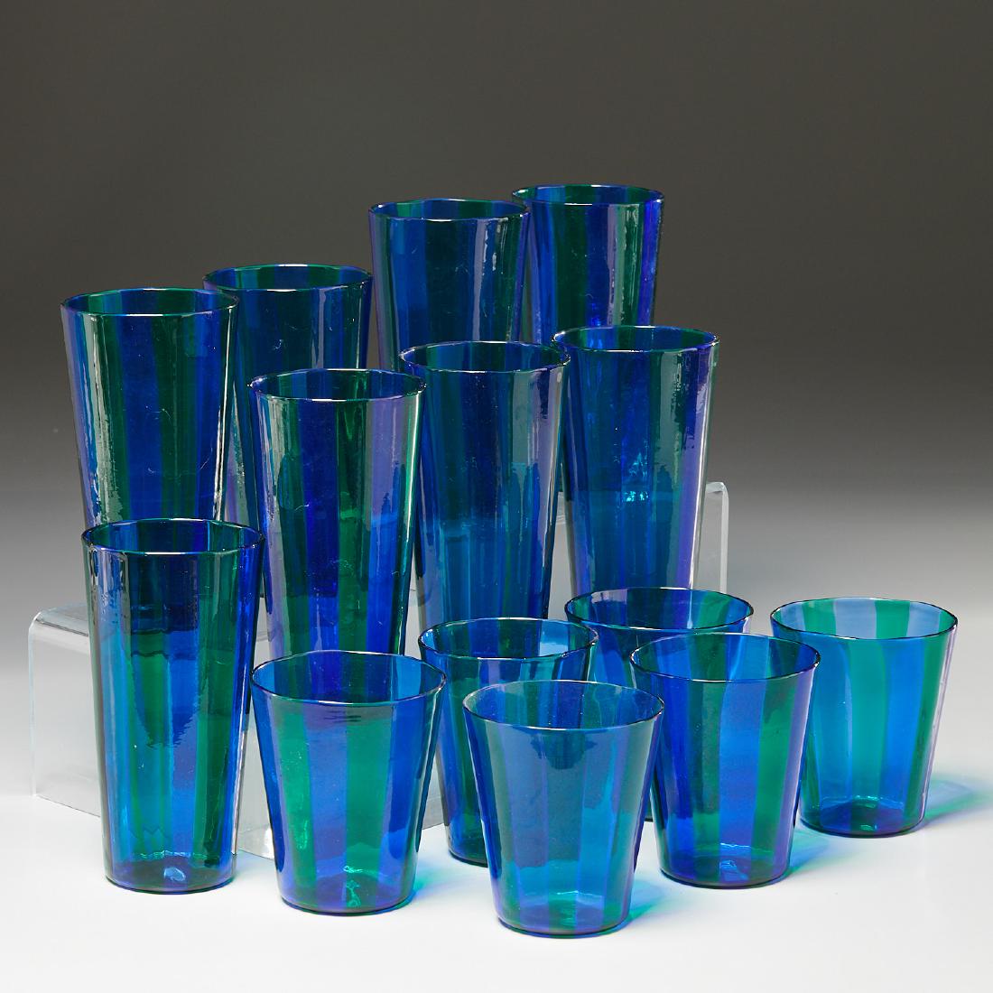 (14) Fulvio Bianconi for Venini drinking glasses (1 of 6)