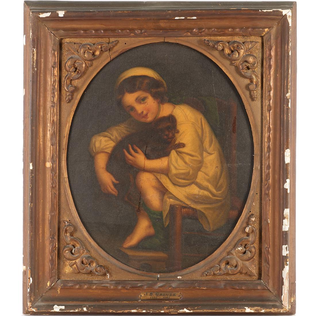 Jean-Baptiste Greuze (attrib.), painting (1 of 8)