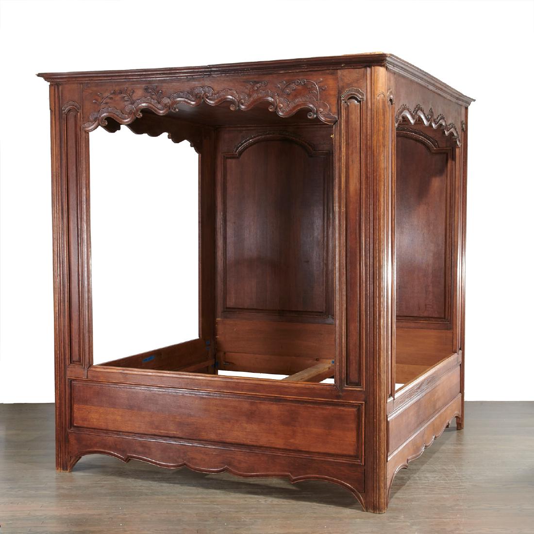 Provincial French paneled (king) tester bed (1 of 9)
