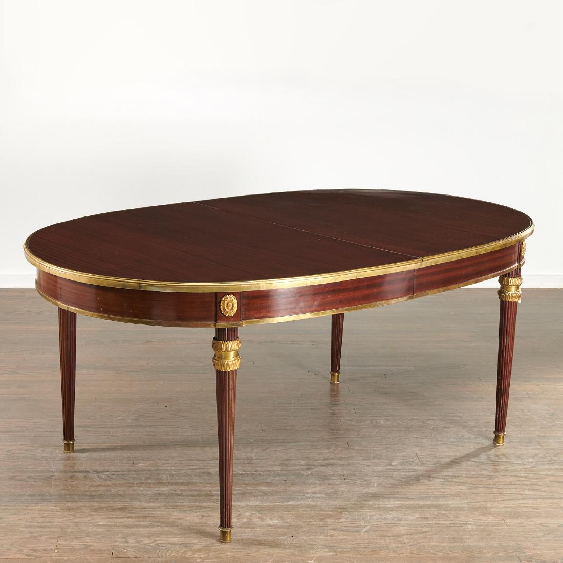 Louis XVI style bronze mounted dining table (1 of 6)