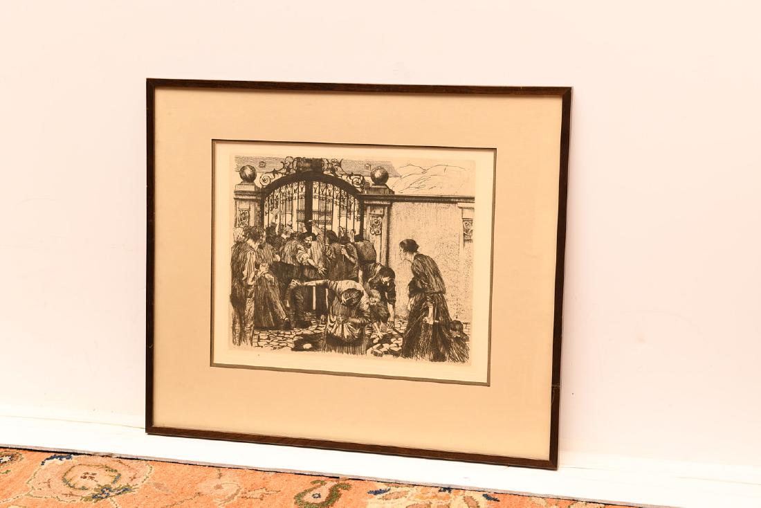 Kathe Kollwitz, etching (1 of 7)