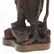 Pair Asian carved wood figural lamps - 3