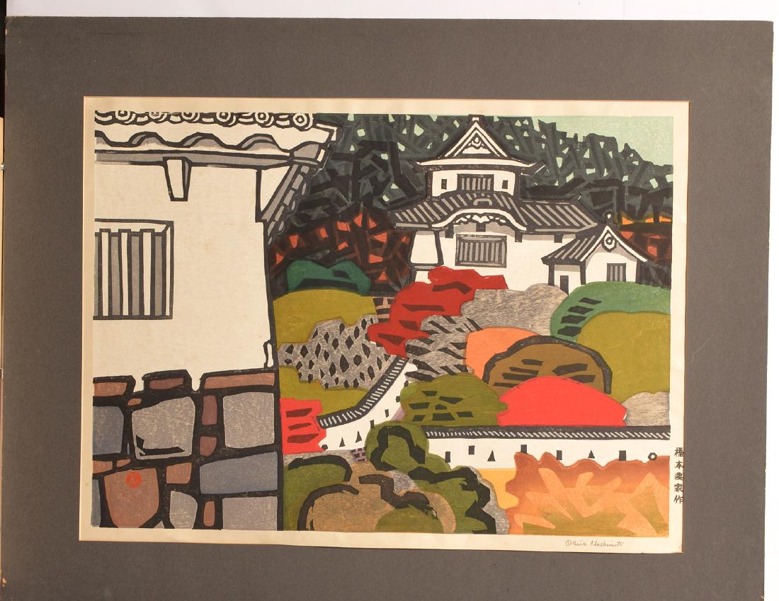 Okie Hashimoto, woodblock print (1 of 10)