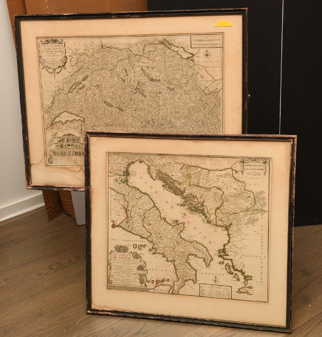 (2) antique maps of Europe by Nicolas De Fer (1 of 10)