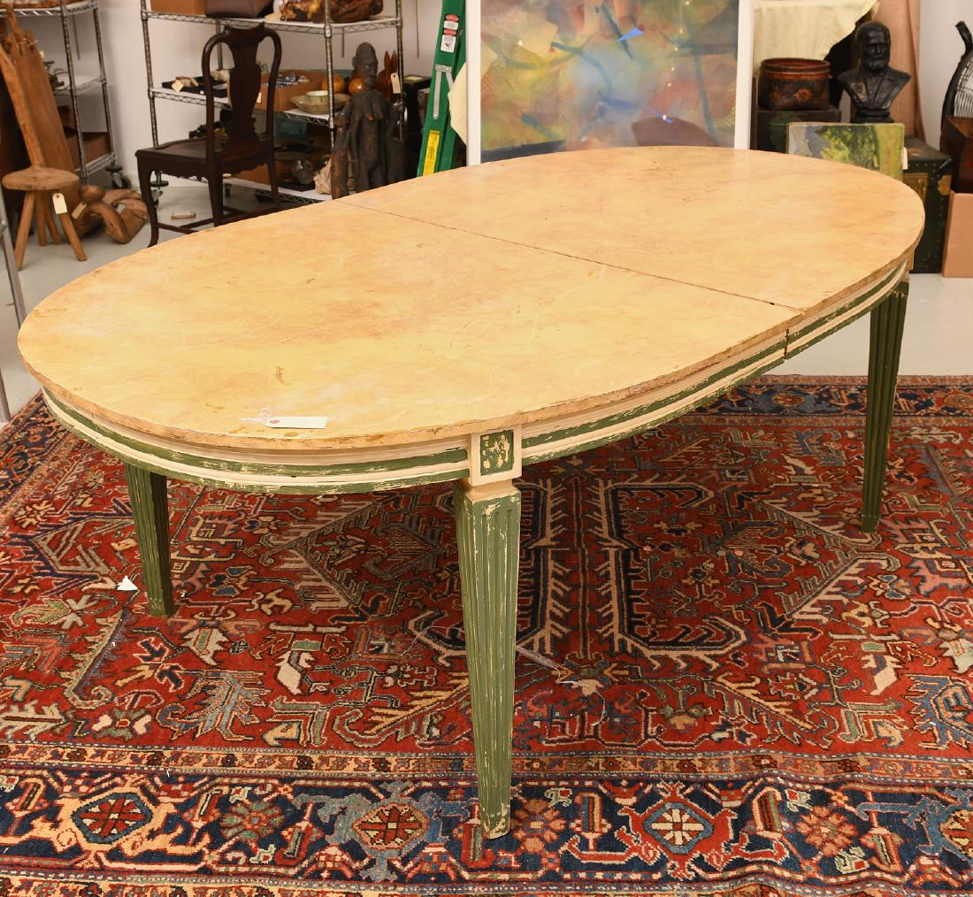 Italian Neo-Classical style painted dining table (1 of 7)