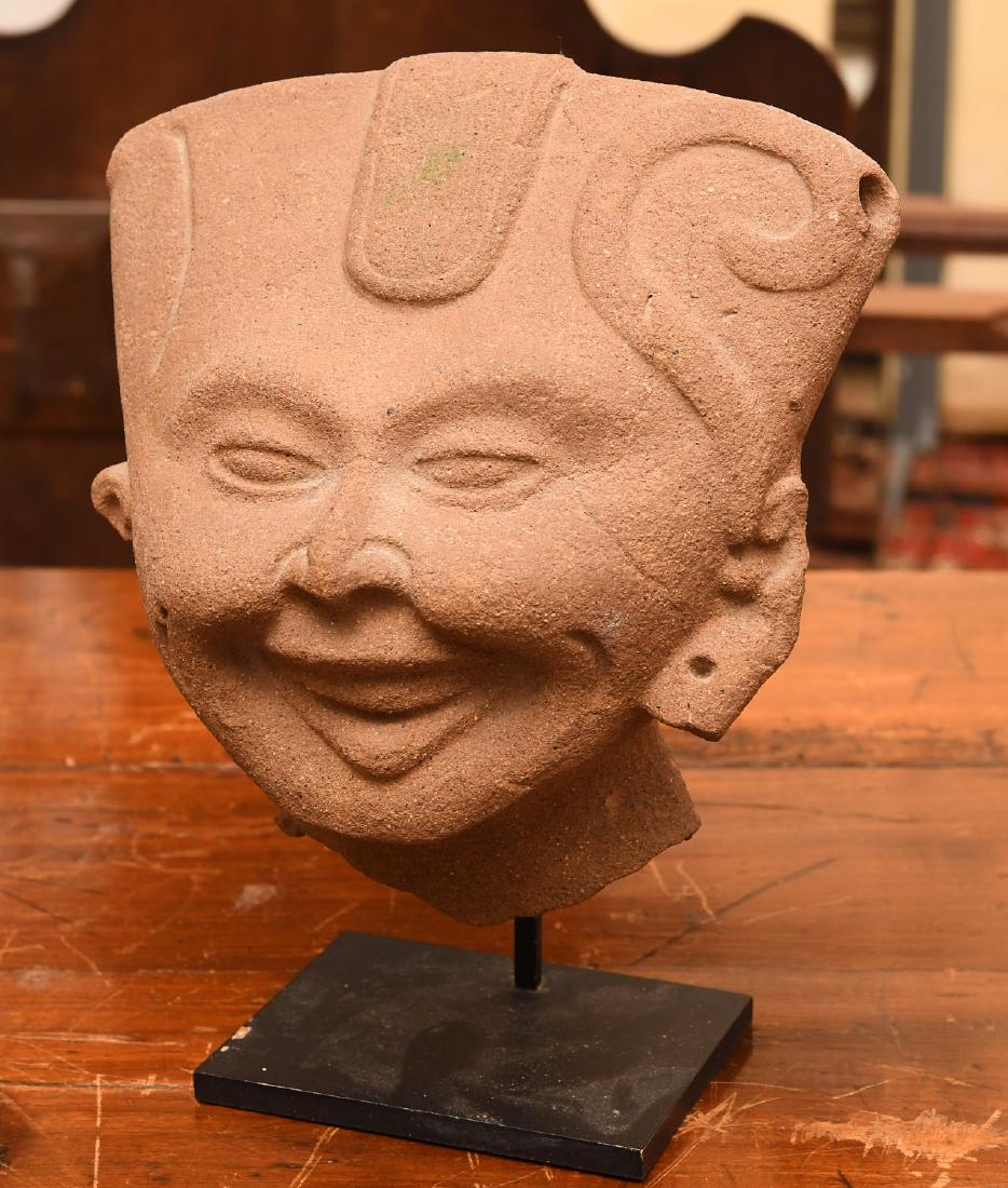 Nice Veracruz Sonriente terracotta head (1 of 6)