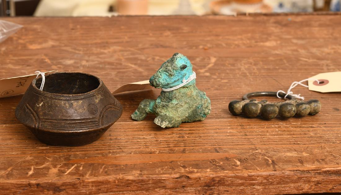 (3) Near Eastern ancient bronze objects (1 of 4)