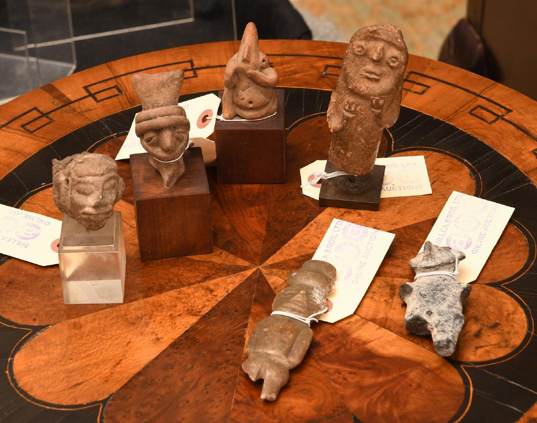 (6) Pre-Columbian figurine and head fragments (1 of 7)