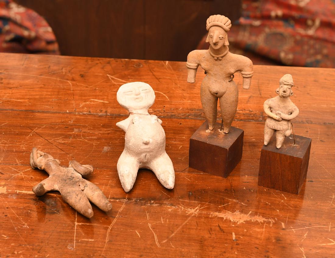 (4) Pre-Columbian pottery fertility figures (1 of 7)