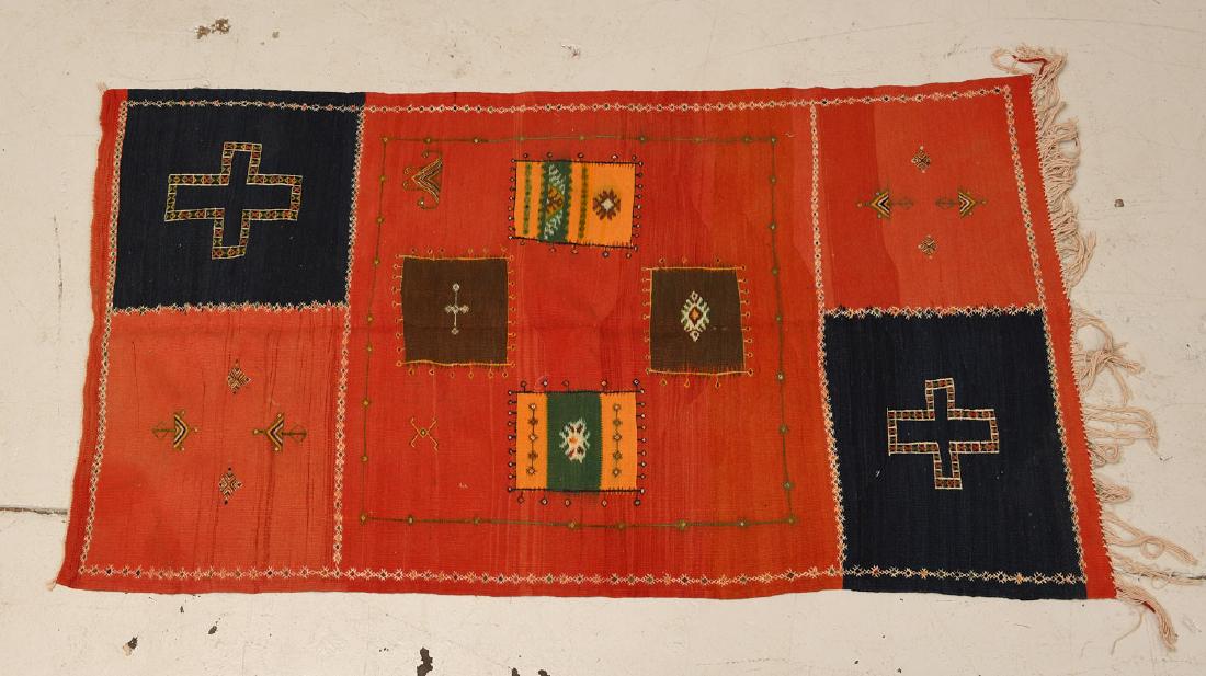 Native American flat-weave area rug (1 of 7)