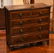 Late Regency inlaid tabletop chest of drawers
