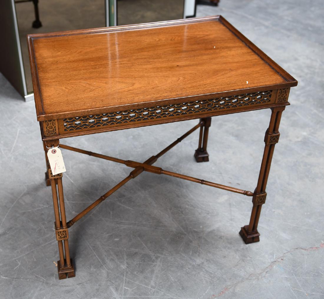 Chinese Chippendale style tea table (1 of 10)