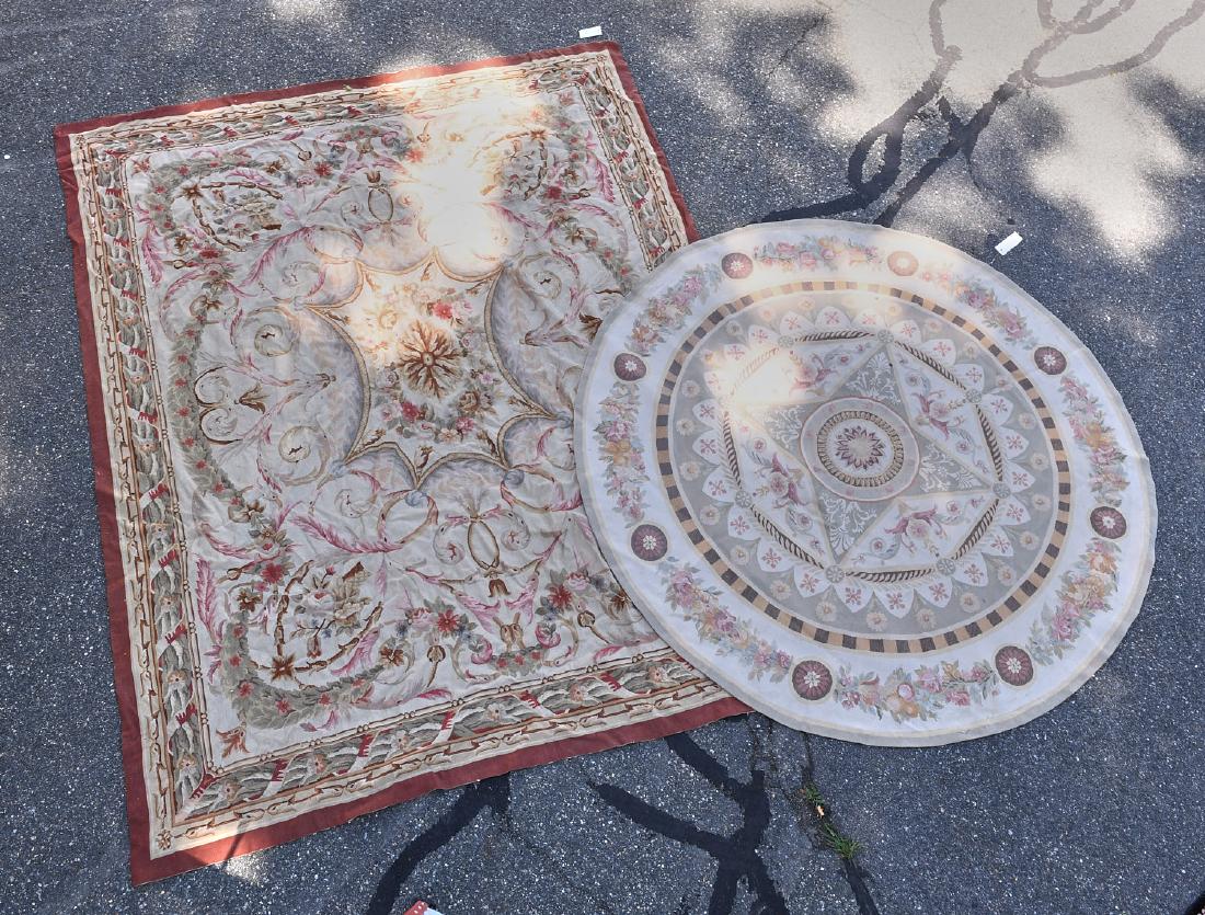 (2) needlepoint style carpets (1 of 7)