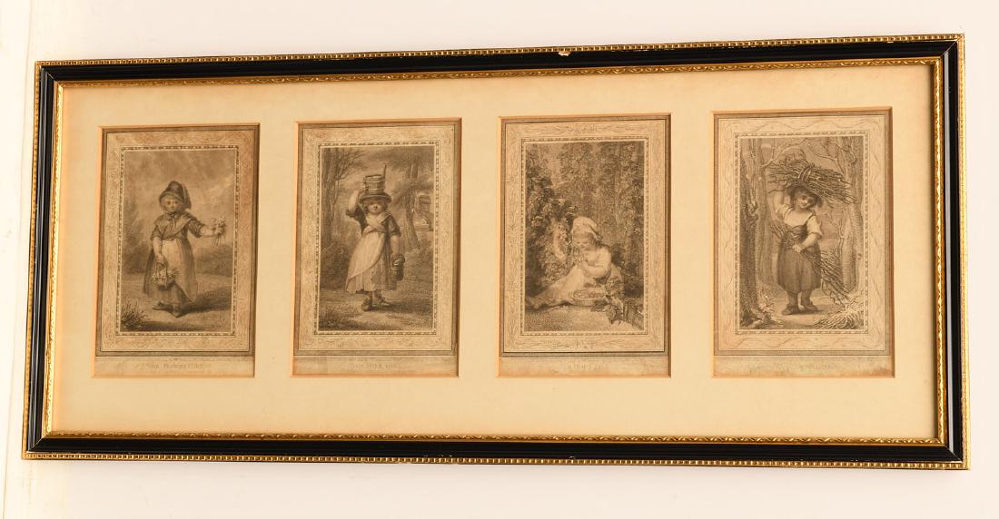 Peltro William Tomkins, set (4) engravings (1 of 7)