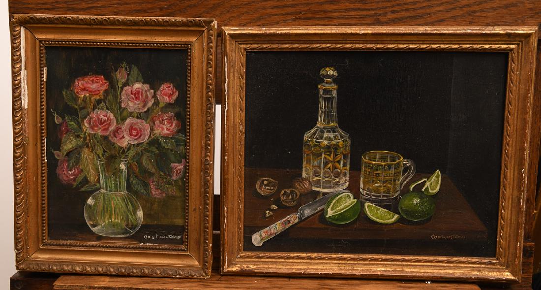 Costantino, (2) still life paintings (1 of 5)