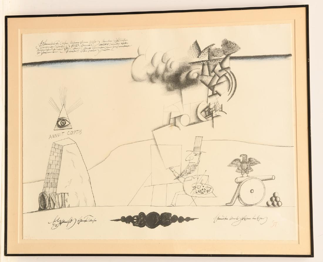 Saul Steinberg, lithograph (1 of 7)