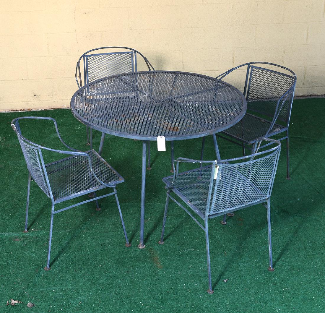 (5) piece wrought iron patio dining set (1 of 4)