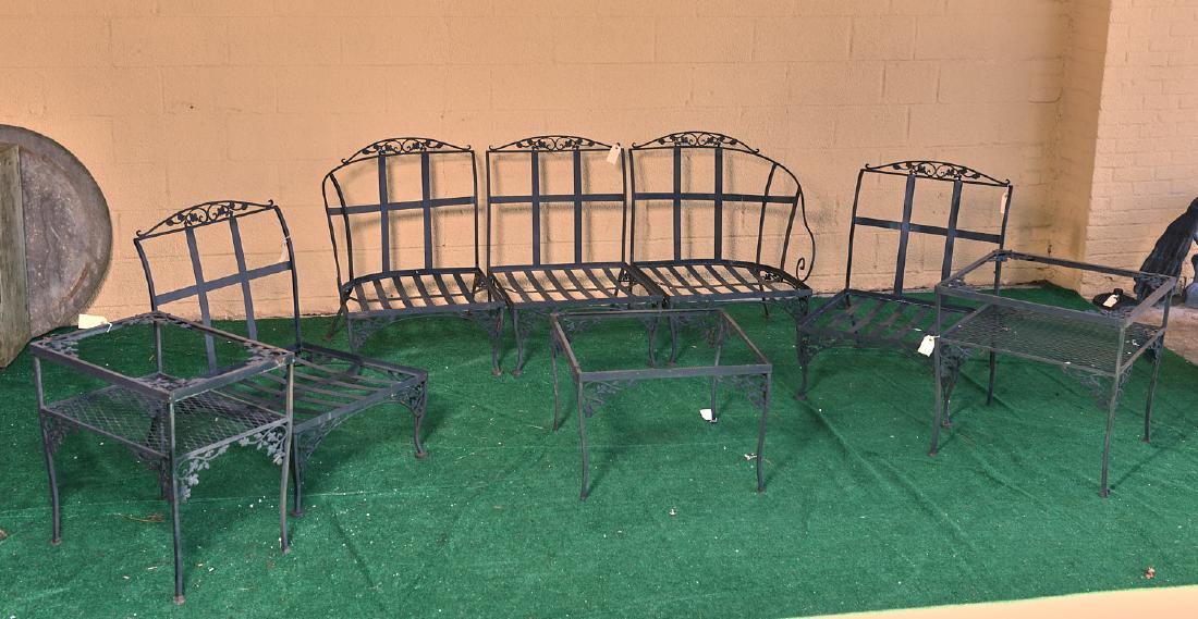 Woodard wrought iron patio/pool suite (1 of 8)