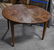 Antique pollard oak oval tavern table