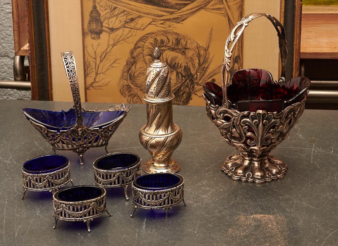 English and Continental silver tableware group (1 of 9)