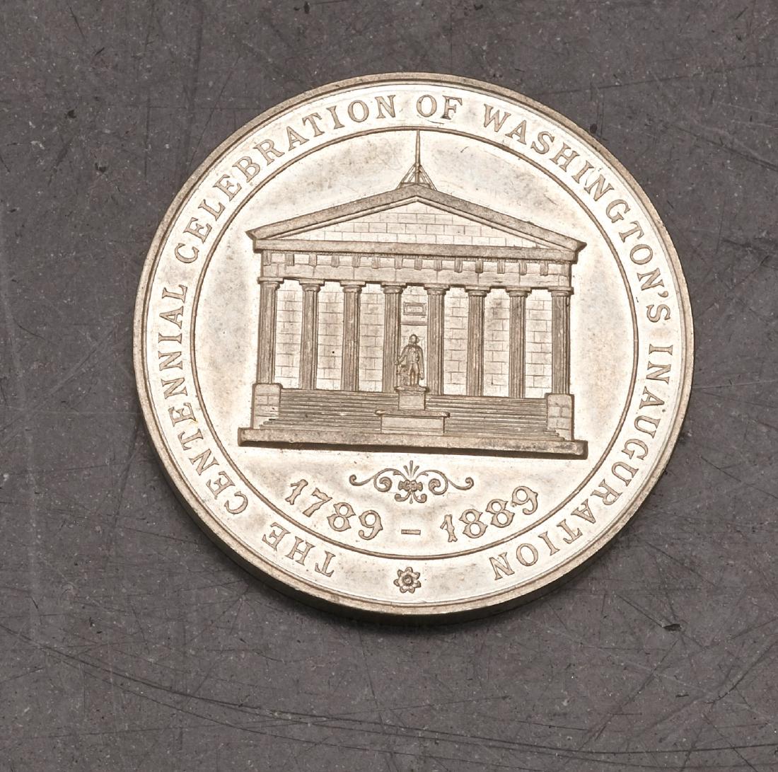 Washington's inauguration, centennial medal (1 of 6)