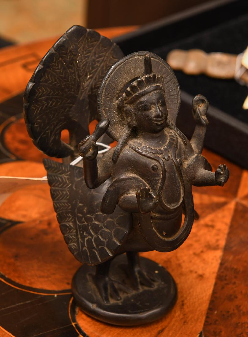 Antique Indian bronze deity (1 of 4)