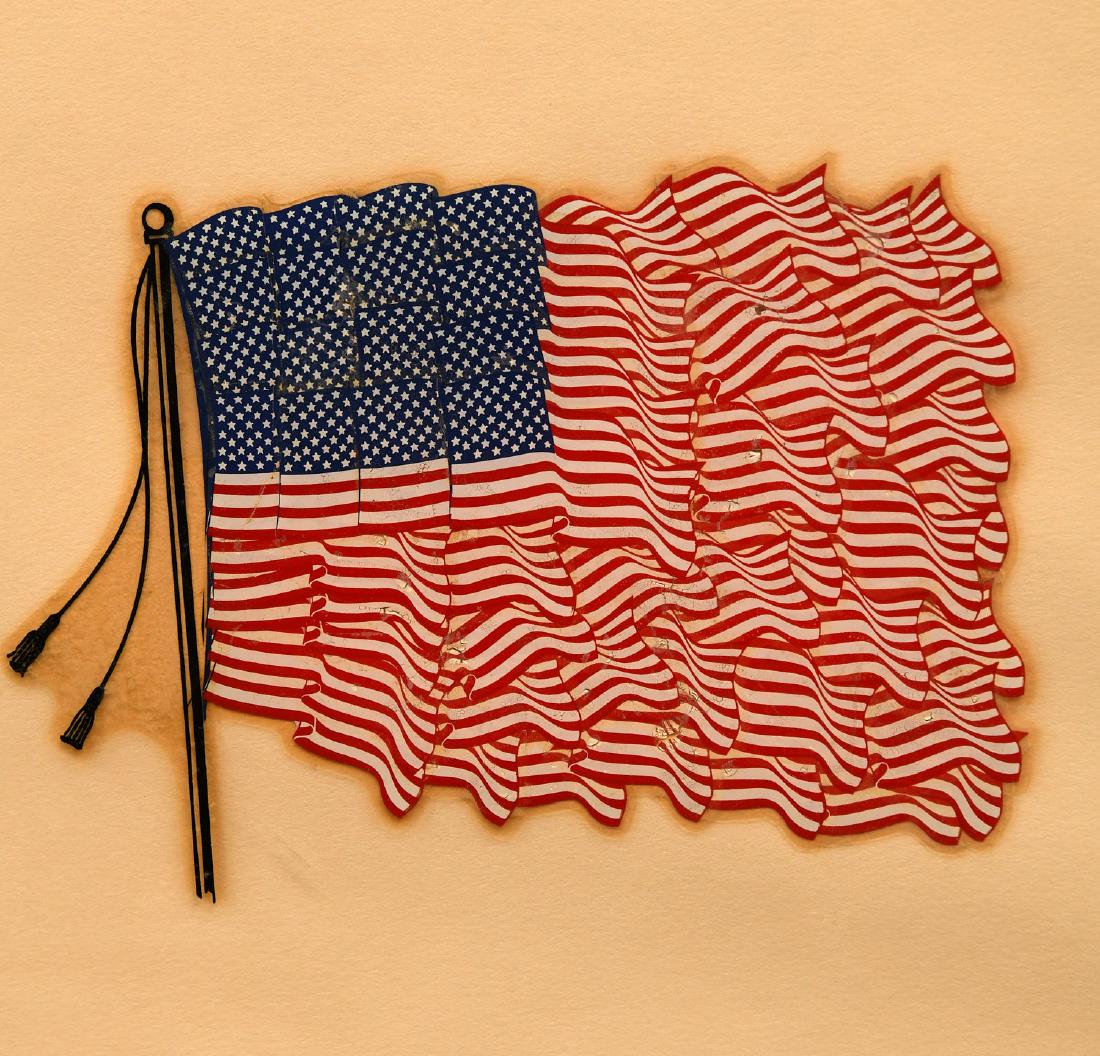 Manner of Jasper Johns, mixed media (1 of 5)