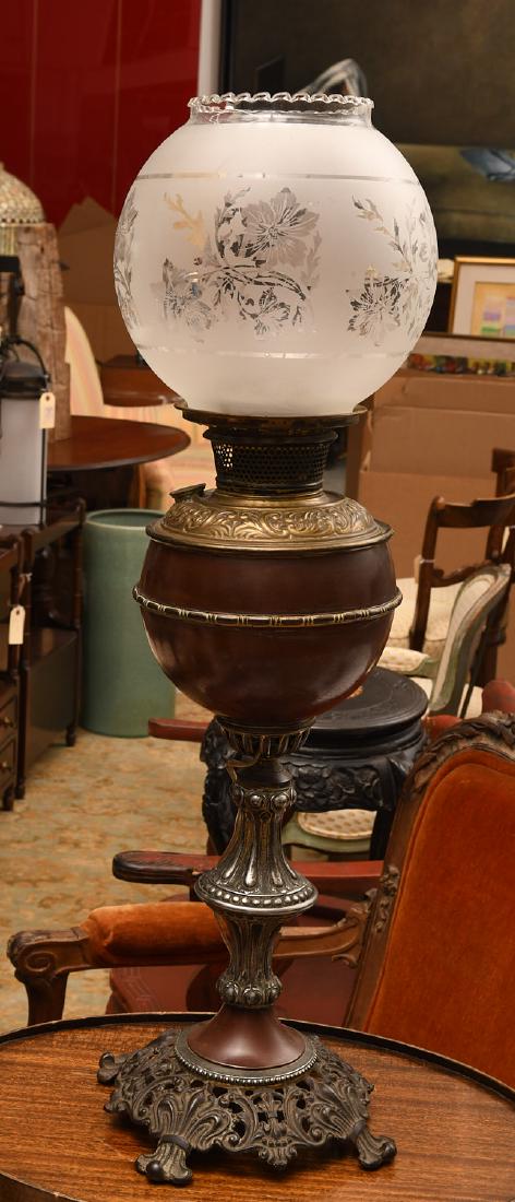 Bradley & Hubbard converted oil lamp (1 of 9)
