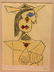 Enrico Baj, color etching - 2