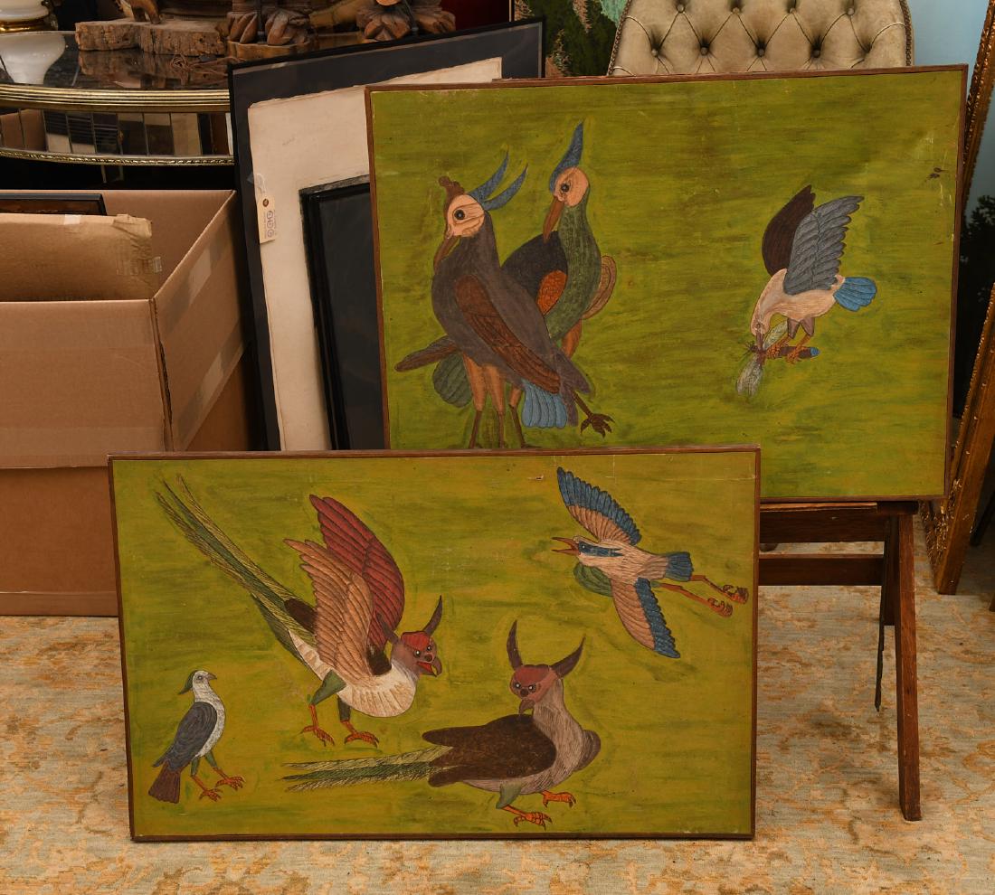 Indian School, (2) paintings (1 of 6)