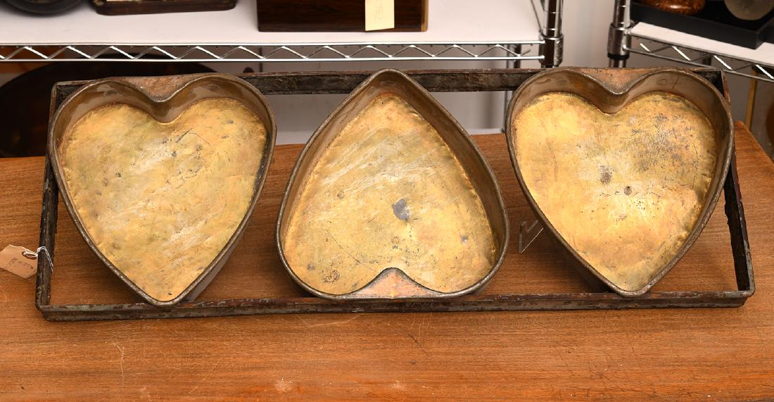 Primitive triple heart cake mold (1 of 5)