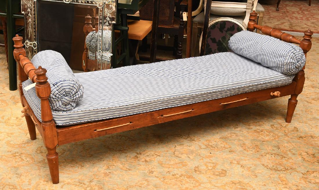 Antique maple rope bed (1 of 6)