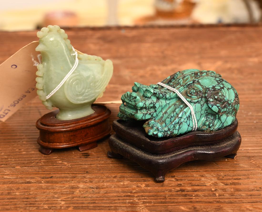 (2) Chinese hardstone animal carvings (1 of 6)