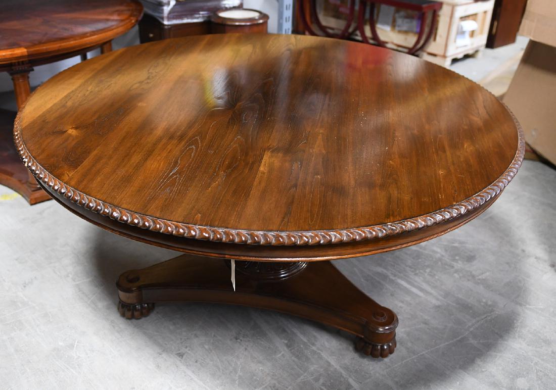 Large William IV style pedestal dining table (1 of 6)