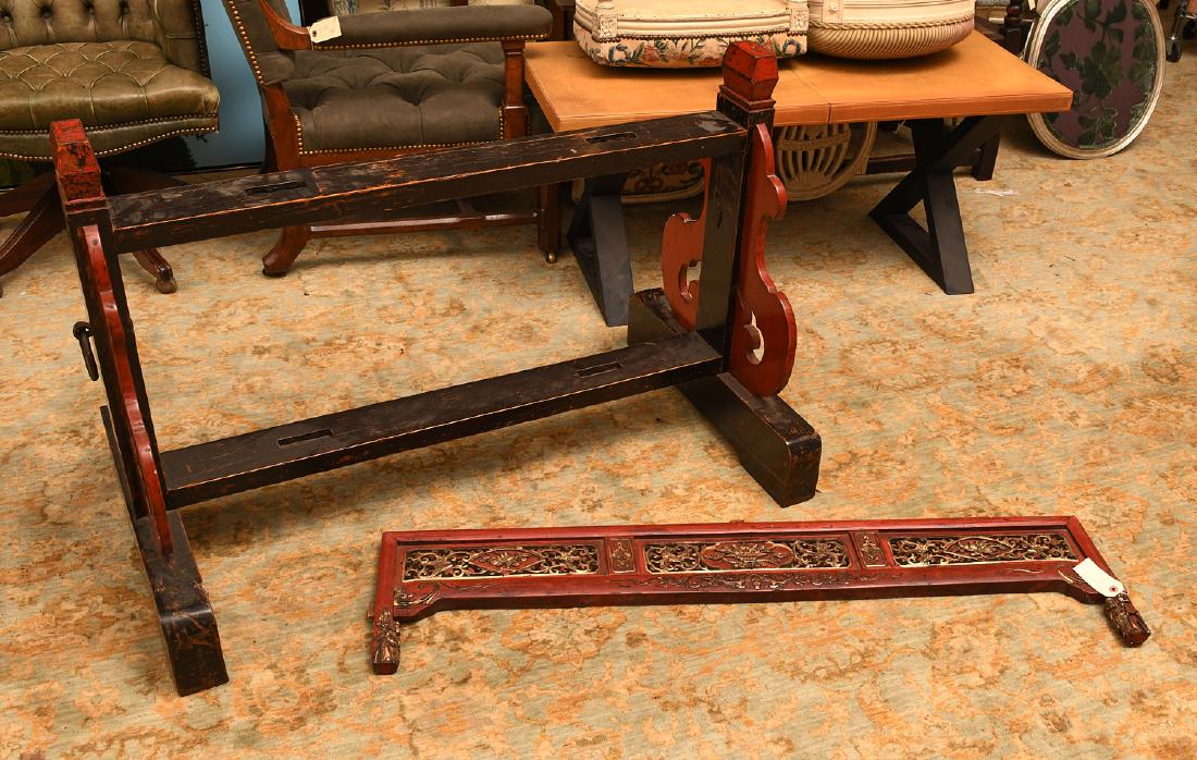 Chinese lacquered architectural/furniture elements (1 of 6)