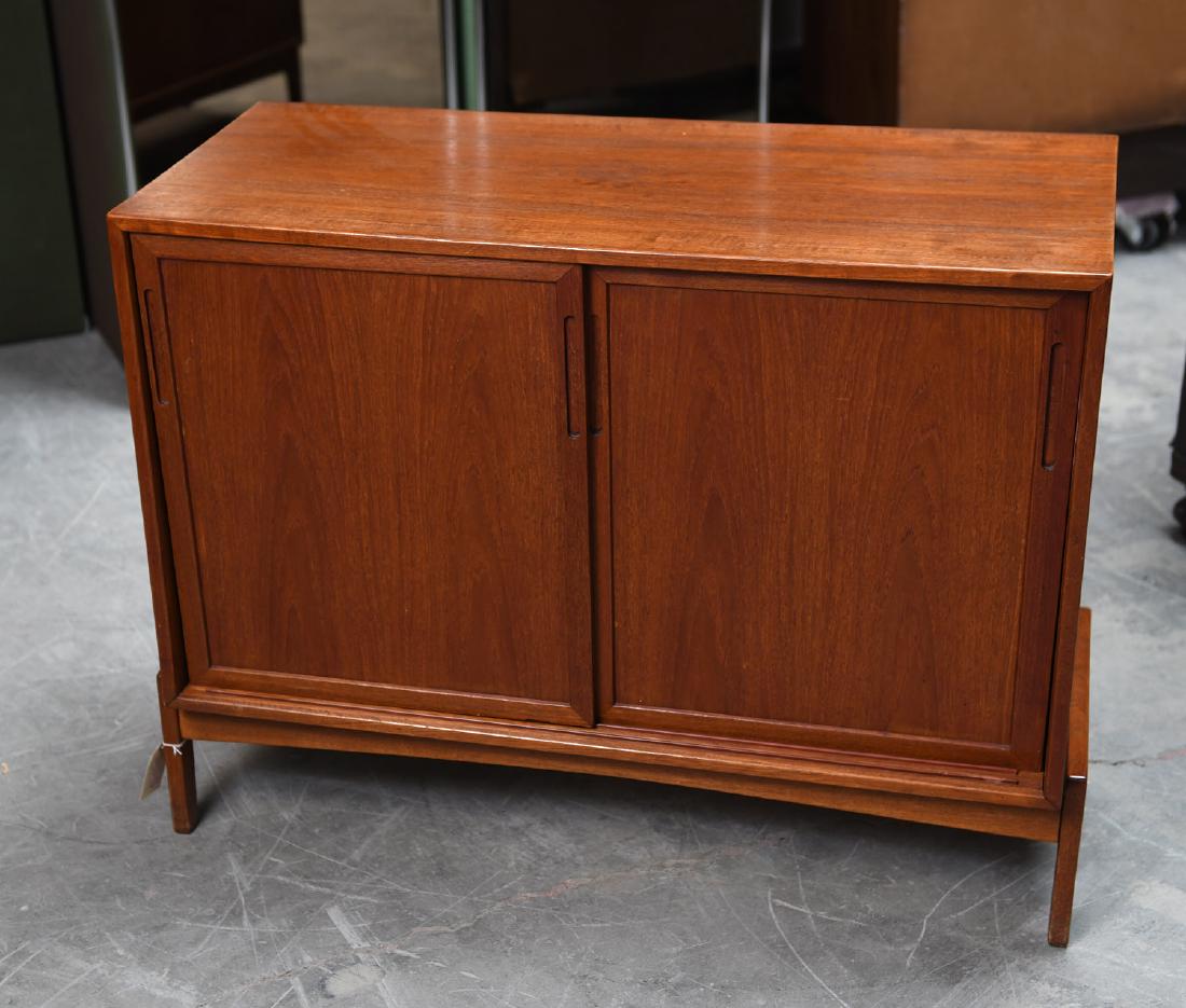 Danish Modern teak two door cabinet (1 of 6)