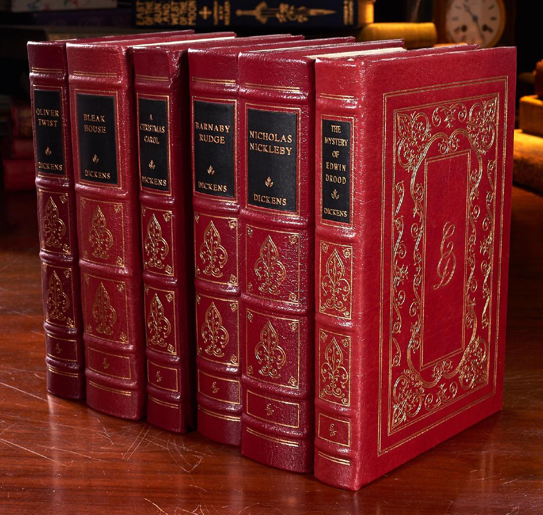 BOOKS: (6) Easton Press Dickens Collectors Edition (1 of 10)