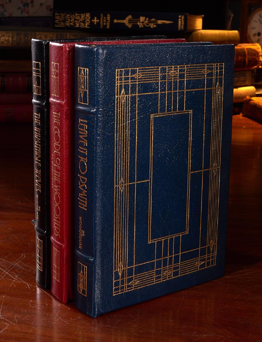 BOOKS: (3) Vols Easton Press P. G. Wodehouse (1 of 6)