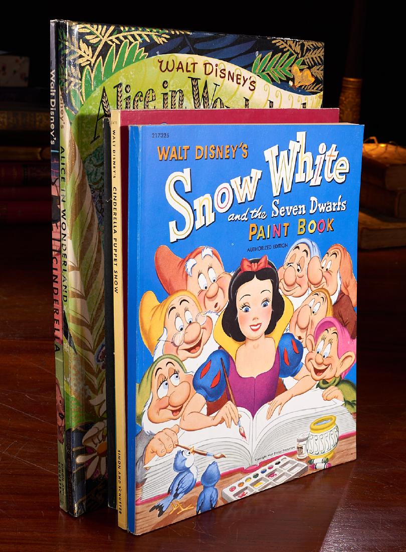 BOOKS: (5) Disney Puppet Paint Big Golden 1949-51 (1 of 8)