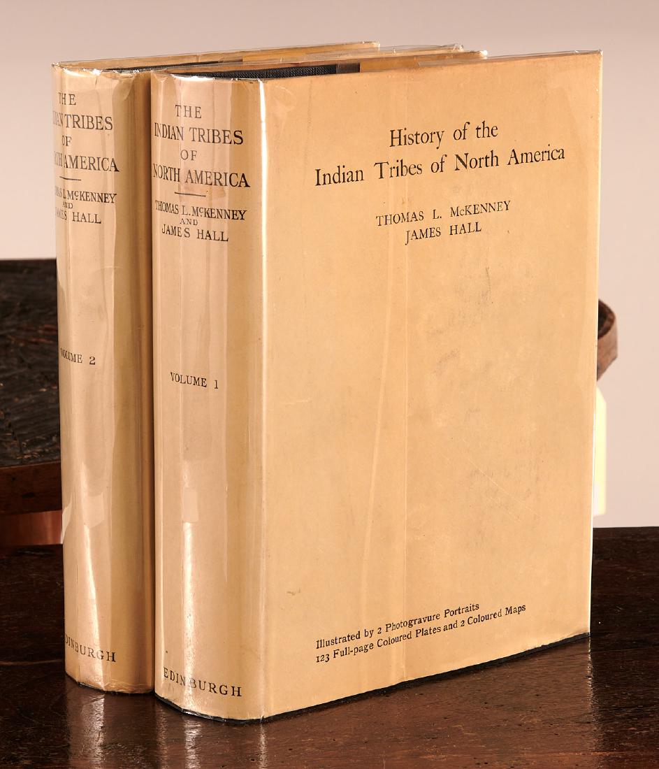 BOOKS: (2) Vols Hall 1933 Indian Tribes of N.A. (1 of 10)