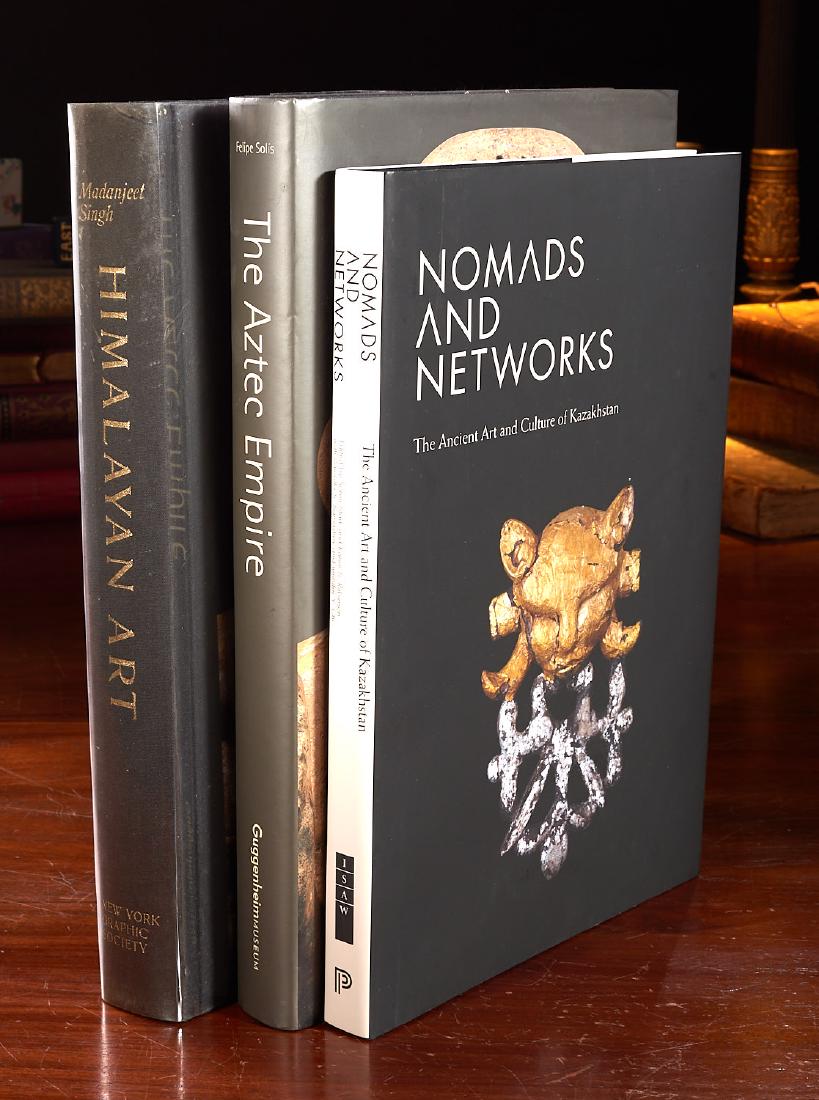 BOOKS: (3) Vols Himalayan Kazakhstan Aztec art (1 of 9)